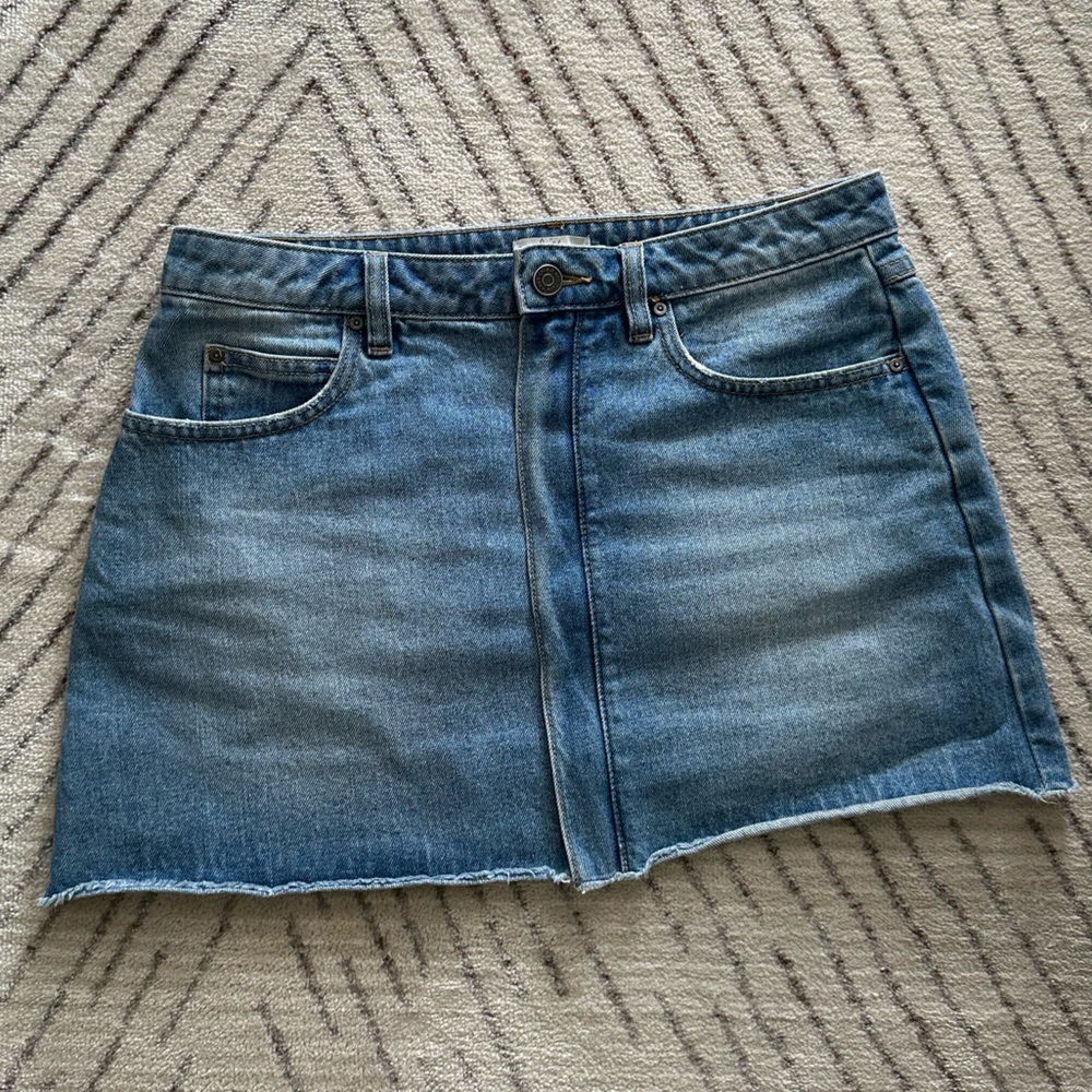 Denim Mini Skirt